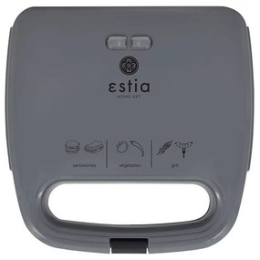 Τοστιέρα 2 Θέσεων Aroma 06-10010 750W Grey Estia Metal, Plastic
