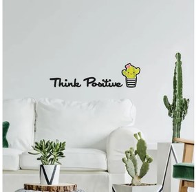 Αφρώδη Αυτοκόλλητα Τοίχου Think Positive S 59514 Ango-59514-Γκρι 59514
