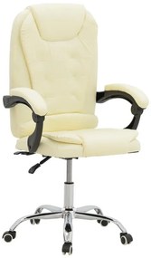 Office chair manager Kardi beige pu 66x64x117cm 66x64x117 εκ.