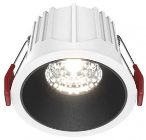 Χωνευτό Σποτ Οροφής Alfa LED 15W 4000K Μαύρο-Λευκό DL043-01-15W4K-RD-WB MAYTONI DL043-01-15W4K-RD-WB Ασπρόμαυρο