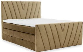 Επενδυμένο κρεβάτι Alba-Kafe-140 x 200