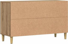 vidaXL Σκευοθήκη Δρυς τεχνίτης 100x36x60 cm Κατασκευασμένο ξύλο