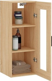 vidaXL Ντουλάπι Τοίχου Sonoma Δρυς 34,5 x 34 x 90 εκ.
