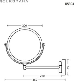 Luminor R5304 - Μεγεθυντικος Καθρεπτης