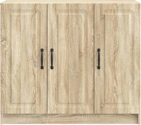 vidaXL Πλαϊνό γραφείο Sonoma Δρυς 89 x 34,5 x 77 εκ.