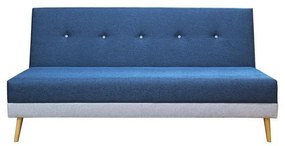 Καναπές - Κρεβάτι Napster Fylliana Denim ύφασμα με Γκρί Ρίγα 180x80x95εκ 180x80x95 εκ.