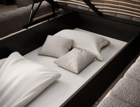 Επενδυμένο κρεβάτι Cloud-Kafe Anoixto-160 x 200