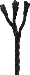 vidaXL Cotton Twine 2 τμχ. 2 mm 100 m Μαύρο 100% Βαμβάκι