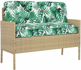 vidaXL Σετ μαξιλαριών Φύλλο 3 pcs Σχέδιο Φύλλου Ύφασμα Όξφορντ