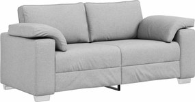 vidaXL Διθέσιος καναπές Σκίουρος Γκρί 180 cm ύφασμα