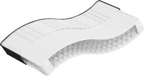 vidaXL Στρώμα με Bonnell Springs Medium 90x190 εκ. Μονό