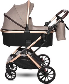BABY STROLLER GLORY PEARL BEIGE+ADAPTERS