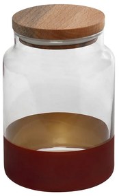 Δοχείο Κουζίνας Γυάλινο Red-Gold Alfa ESPIEL 890ml RAB638