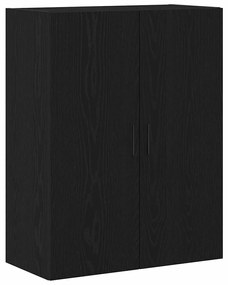 vidaXL Ντουλάπα τοίχου Επιτοίχιο Μαύρη Οξυά 69,5 x 34 x 90 εκ.