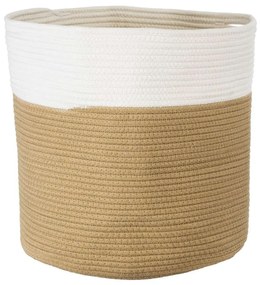Καλάθι - Κασπώ Palawan 20201 35x38cm Beige-White GloboStar Rope