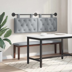 vidaXL Κρεμαστό Κεφαλάρι Ανοιχτό γκρι Ύφασμα