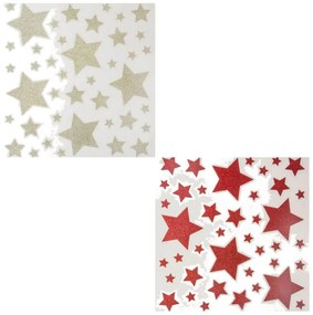 Χριστουγεννιάτικα Αυτοκόλλητα Fééric Lights & Christmas για παράθυρα, σε 2 επιλογές χρώματος