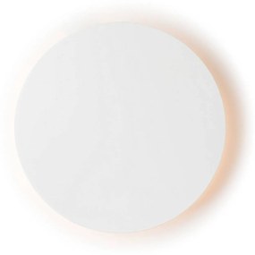 Φωτιστικό Τοίχου Με Mdf ZM1724LEDWW White Mdf, Metal