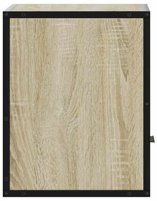 vidaXL Επίτοιχο κομοδίνο Sonoma Oak 40x31x39,5 cm