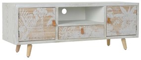 Τηλεόραση DKD Home Decor Λευκό Ξύλο Bamboo 140 x 40 x 51 cm