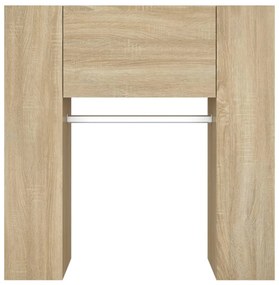 vidaXL Διάδρομος 2 τεμ. Καπνιστή Δρυς από Επεξεργασμένο Ξύλο