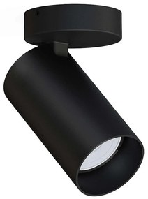 Φωτιστικό Οροφής - Σποτ Mono 7838 1xGU10 10W Black Nowodvorski Μέταλλο,Πλαστικό