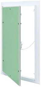 vidaXL Πάνελ Πρόσβασης Πράσινο και Ασημί 30 x 45 εκ