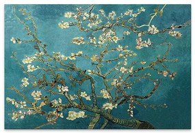 Πίνακας σε καμβά "Blooming Flowers" Megapap ψηφιακής εκτύπωσης 100x70x3εκ.-GP033-0072
