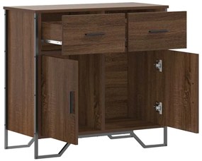 vidaXL Ντουλάπι Καφέ Δρυς 79,5x35,5x74,5 εκ. Επεξεργασμένο Ξύλο