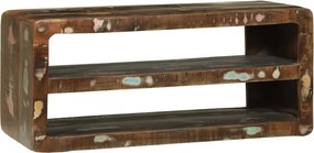 vidaXL Ντουλάπι TV Πολύχρωμο 80 x 32 x 36 εκ. Μασίφ ανακυκλωμένο ξύλο
