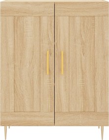 vidaXL Ντουλάπι Sonoma Δρυς 69,5 x 34 x 90 εκ. από Επεξεργασμένο Ξύλο