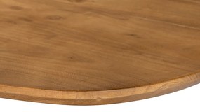 LEVEL COFFEE TABLE ΦΥΣΙΚΟ ΜΑΥΡΟ 95x65xH48cm