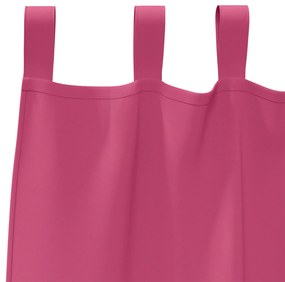 vidaXL Κουρτίνες 2 pcs Φωτεινό Ροζ 245 x 140 εκ. Πολυεστέρας