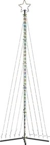 vidaXL Χριστουγεννιάτικο δέντρο LED 495 LED πολύχρωμα 300,5 εκ.
