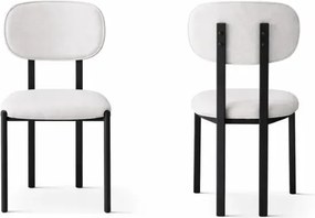 Stewehome Σετ Τραπεζαρίας Bohem Μάρμαρο Λευκό Μαύρο 170x90x75 cm