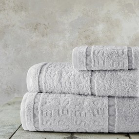 Πετσέτες Spa (Σετ 3τμχ) Grey Nima Σετ Πετσέτες 70x140cm 100% Βαμβάκι