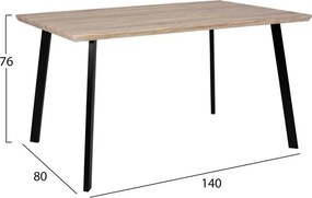 ΣΕΤ ΤΡΑΠΕΖΑΡΙΑΣ 5 ΤΜΧ ΤΡΑΠΕΖΙ SONAMA ΜΕ ΠΟΛΥΘΡΟΝΕΣ MAGGIE HM11177