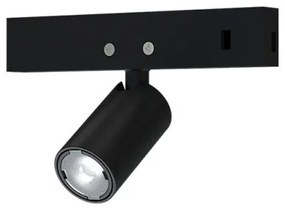 Σποτ Μαγνητικό Φωτιστικό Ράγας LED 1W IP20 3000K Μαύρο Thuber THUBE130B Aca-THUBE130B-Μαύρο THUBE130B