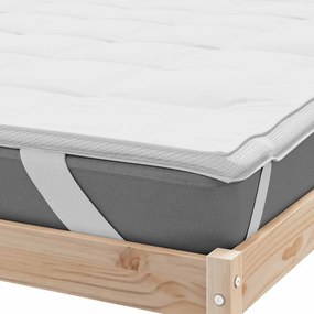vidaXL Προστατευτικό στρώματος Λευκό 80x200 εκ.
