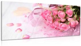 Εικόνα ρομαντικό ροζ μπουκέτο με τριαντάφυλλα