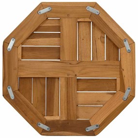 vidaXL Επιφάνεια Τραπεζιού Οκτάγωνη 40x40x2,5 εκ. Μασίφ Ξύλο Teak