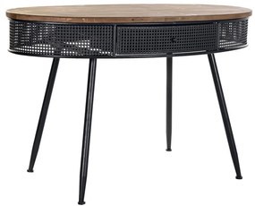 Έπιπλο Εισόδου DKD Home Decor Καφέ Μαύρο 120 x 65 x 77 cm