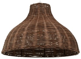 00725 GloboStar® GLOBOSTAR® MAYOTTE 00725 Boho Κρεμαστό Φωτιστικό Οροφής με Ντουί 1 x E27 AC 220-240V IP20 - Καφέ - Μ40 x Π40 x Υ28cm