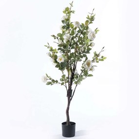 Τεχνητό Δέντρο Τριανταφυλλιά Centifolia 9501-6 60x60x140cm Ecru Supergreens Polyethylene,Fabric
