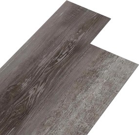 vidaXL Πλάκες Δαπέδου 18 pcs Καφέ 5,26 τ.μ. PVC