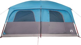 vidaXL Σκηνή Οικογενειακή 8 Ατόμων Αδιάβροχη Μπλε