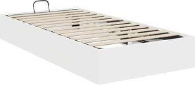 vidaXL Κρεβάτι Οθωμανικού Τύπου με αποθήκευση Λευκός 203 x 100 x 25 εκ