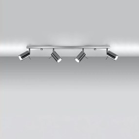 Sollux Φωτιστικό οροφής Ring 4,ατσάλι,4xGU10/40w
