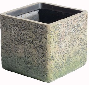 Κασπώ Πήλινο Βρύα B-2840-8 30x30x27cm Grey Supergreens Clay