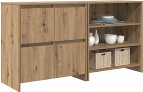 vidaXL Πλαϊνό γραφείο 2 pcs Artisan Oak 70 x 41 x 75 εκ.
